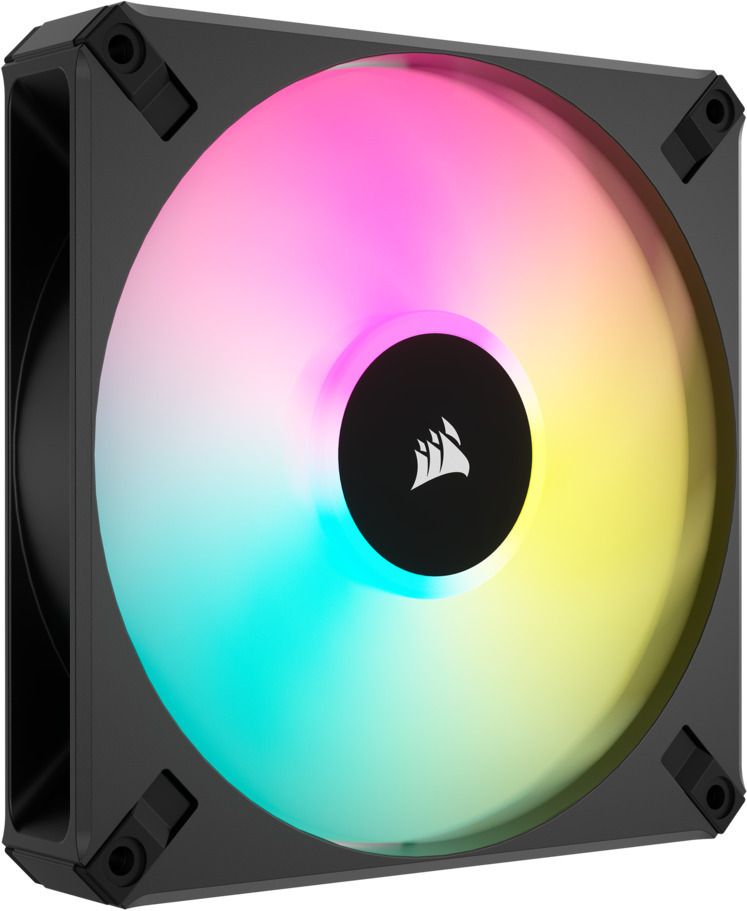 CORSAIR AF ELITE Series AF140 RGB ELITE 140mm Fluid Dynamic RGB Fan with AirGuide Single Pack